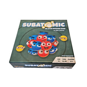 Subatomic Scientific Atom Building Board Game Educational Fun New-Sealed